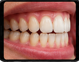 Head turned to show left side teeth